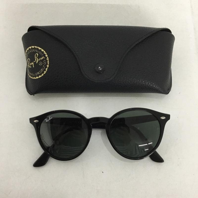 レイバン Ray-Ban めがね・サングラス サングラス RB2180-F グリーンレンズ ケース付き ロゴ、文字 黒 / ブラック /  メンズ USED 古着 中古 10142115