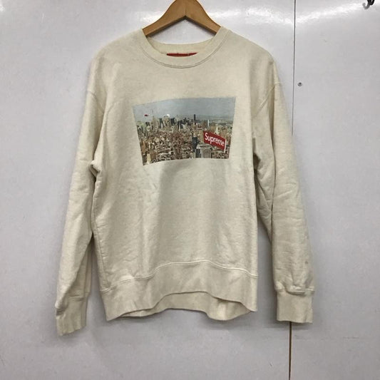 シュプリーム Supreme トレーナー 長袖 20AW AerialCrewneck スウェット トレーナー S プリント アイボリー / アイボリー /  メンズ USED 古着 中古 10140765