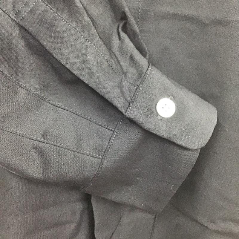 アバハウス ABAHOUSE シャツ、ブラウス 長袖 長袖シャツパーカー カジュアルシャツ 長袖シャツ アウター L 無地 黒 / ブラック /  メンズ USED 古着 中古 10107784