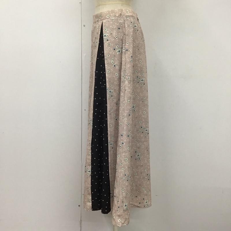 ミッシュマッシュ MISCH MASCH スカート ロングスカート 8-508-00118-1717-91 ドット切替スカート タグ付き M 花柄 マルチカラー / マルチカラー /  レディース USED 古着 中古 10110917