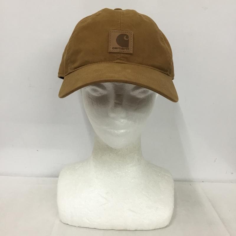 カーハート Carhartt 帽子 キャップ 6パネル ロゴ、文字 茶 / ブラウン /  メンズ USED 古着 中古 10150553