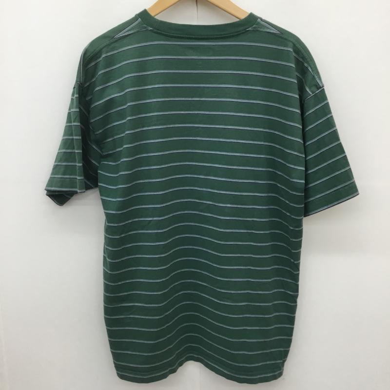 ディセンダント DESCENDANT Tシャツ 半袖 DESCENDANT ディセンダント Tシャツ 3号 ボーダー柄 緑 / グリーン /  メンズ USED 古着 中古 10127858
