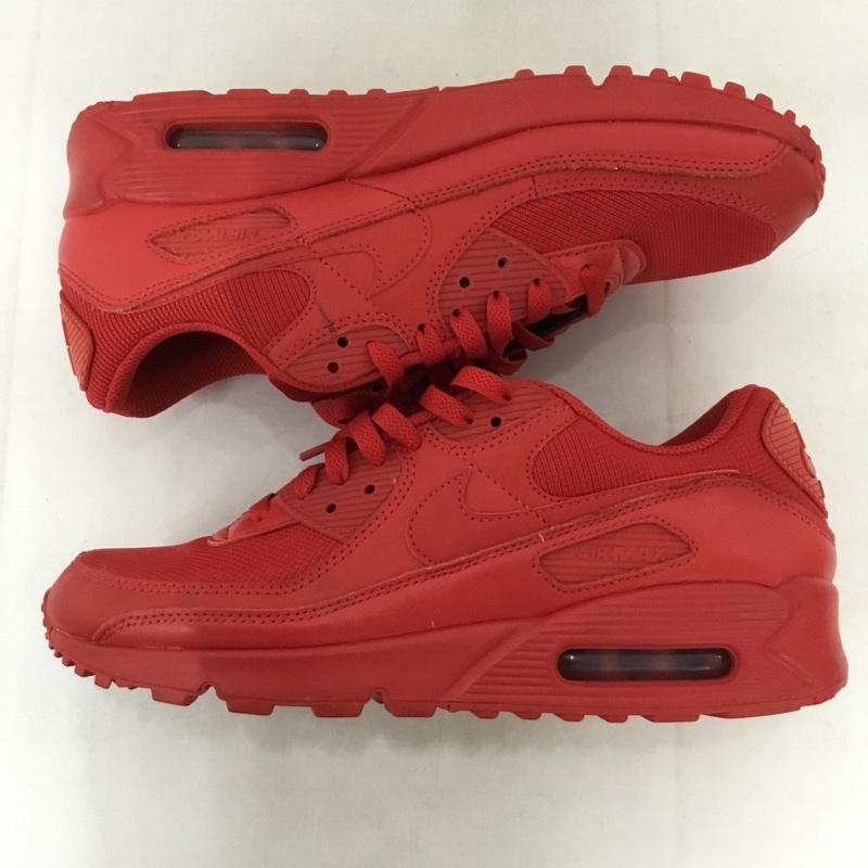 ナイキ NIKE スニーカー スニーカー CZ7918-600 AIR MAX 90 28cm 28.0cm ロゴ、文字 赤 / レッド /  メンズ USED 古着 中古 10131643