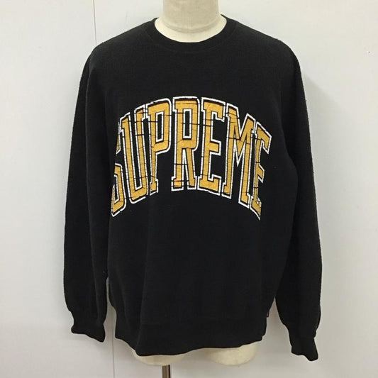 シュプリーム Supreme トレーナー 長袖 長袖スウェット 長袖トレーナー ポーラテックフリース L ロゴ、文字 黒 / ブラック /  メンズ USED 古着 中古 10115137