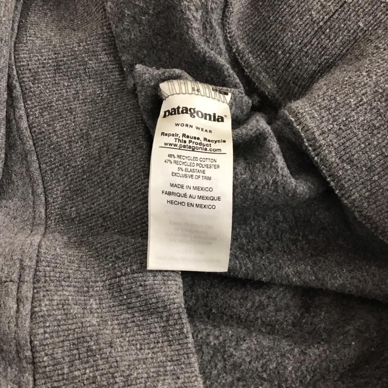 パタゴニア patagonia トレーナー 長袖 長袖トレーナー スウェット クルーネック プルオーバー S プリント 灰 / グレー /  メンズ USED 古着 中古 10145025