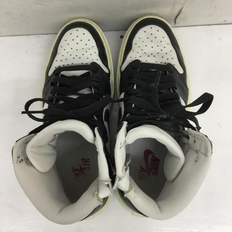 ナイキ NIKE スニーカー スニーカー DN3253-100 Air Jordan 1 High Elevate Black and White 24.0cm ロゴ、文字 白 / ホワイト / X 黒 / ブラック /  レディース USED 古着 中古 10112959