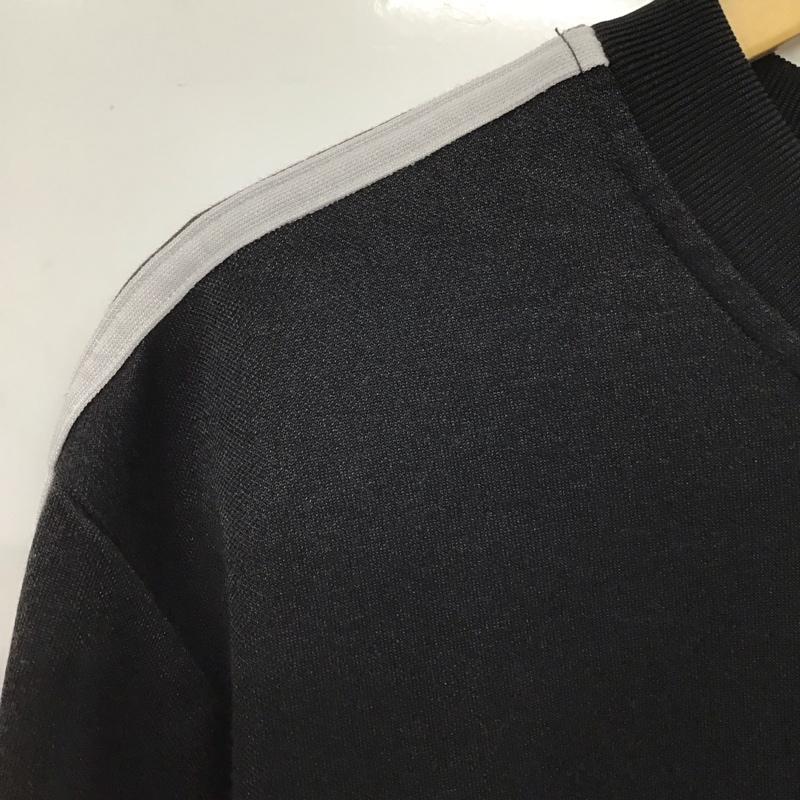 アディダス adidas トレーナー 長袖 hc1918 トレーナー 長袖スウェット 0 ロゴ、文字 黒 / ブラック /  メンズ USED 古着 中古 10148101