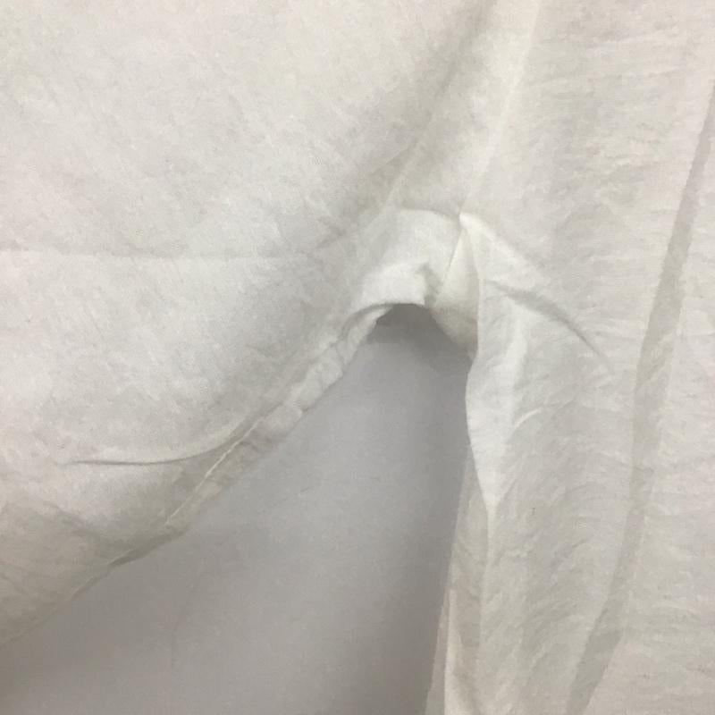 ミスティック mystic シャツ、ブラウス 長袖 長袖シャツ 無地シャツ ノーカラーシャツ FREE 無地 白 / ホワイト /  レディース USED 古着 中古 10143829