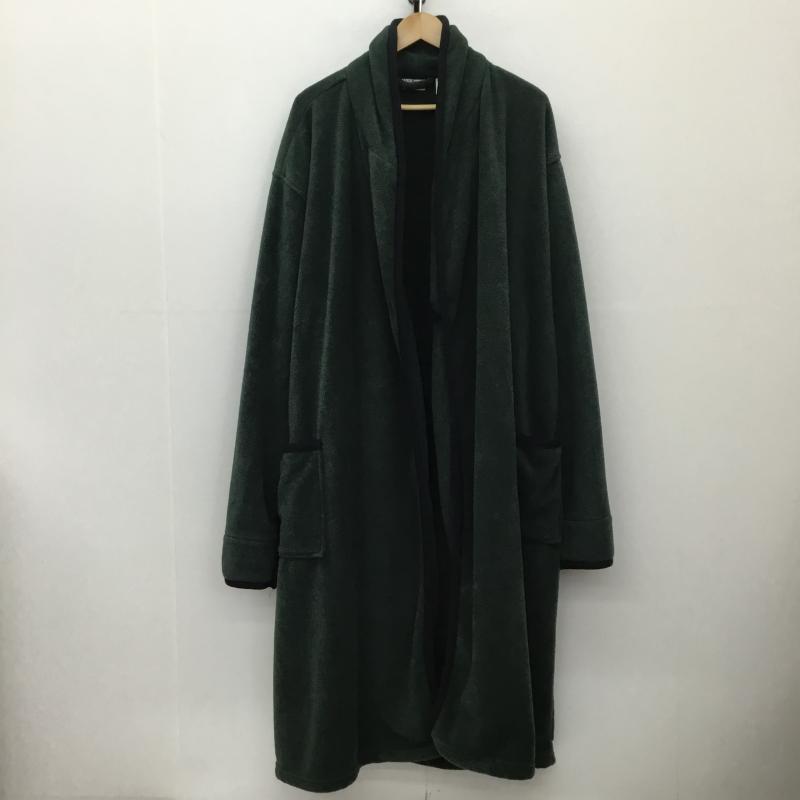 エルエルビーン L.L.Bean カーディガン 長袖 MR83 フリースガウンコート L 無地 緑 / グリーン /  メンズ USED 古着 中古 10142017