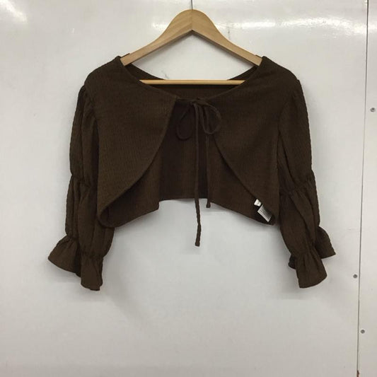 アルシーヴ archives カーディガン 長袖 M 無地 茶 / ブラウン /  レディース USED 古着 中古 10138162