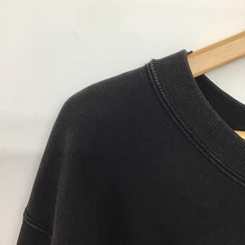 ベンデイビス BEN DAVIS トレーナー 長袖 長袖トレーナー スウェット クルーネック プルオーバー プリント 黒 / ブラック /  メンズ USED 古着 中古 10146175