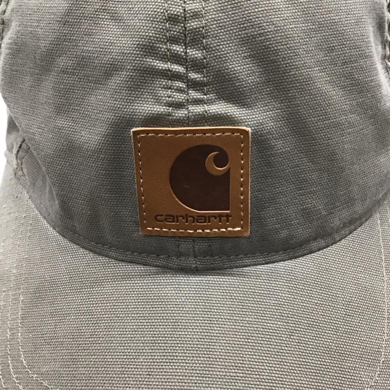 カーハート Carhartt 帽子 キャップ 100289 260 ODESSA CAP ロゴ、文字 灰 / グレー /  メンズ USED 古着 中古 10116462