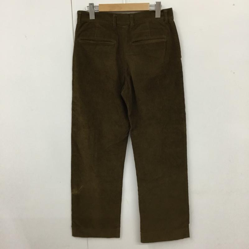 ポートバイアーク PORT BY ARK パンツ ワークパンツ、ペインターパンツ コーデュロイパンツ ワイドパンツ ストレートパンツ カジュアルパンツ 1 無地 茶 / ブラウン /  メンズ USED 古着 中古 10120784