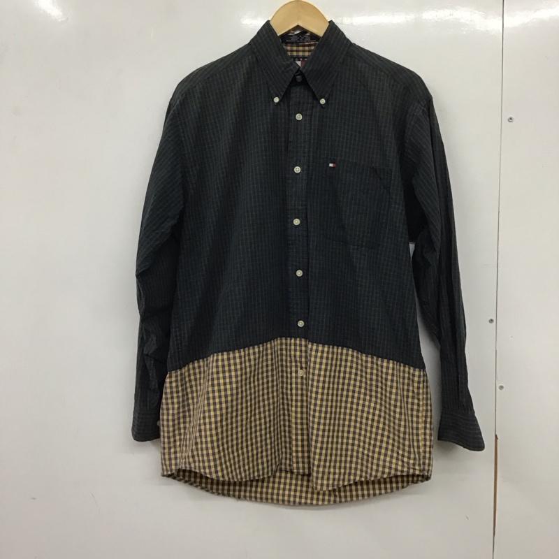 トミーヒルフィガー TOMMY HILFIGER シャツ、ブラウス 長袖 長袖シャツ チェックシャツ カラーシャツ ボタンダウンシャツ S チェック マルチカラー / マルチカラー /  メンズ USED 古着 中古 10136720