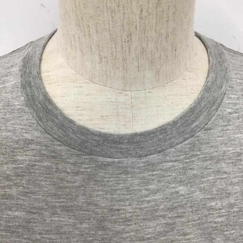 ザノースフェイス THE NORTH FACE Tシャツ 半袖 半袖カットソー プリントTシャツ クルーネックカットソー XL プリント 灰 / グレー /  メンズ USED 古着 中古 10127325