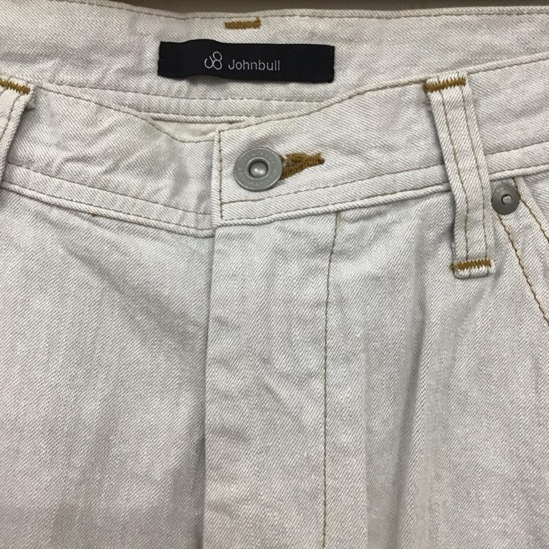 ジョンブル Johnbull パンツ デニム、ジーンズ デニムパンツ ストレートパンツ ワイドパンツ カジュアルパンツ L 無地 灰 / グレー /  メンズ USED 古着 中古 10114326