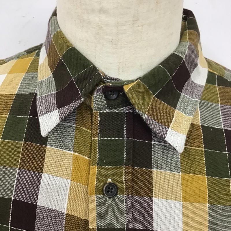 エディーバウアー Eddie Bauer シャツ、ブラウス 長袖 長袖シャツ カラーシャツ ポケットシャツ 長袖カットソー チェックシャツ S チェック マルチカラー / マルチカラー /  メンズ USED 古着 中古 10112585