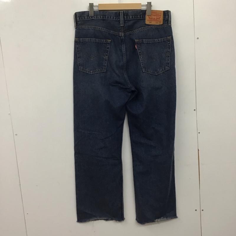 リーバイス Levi s パンツ デニム、ジーンズ W34L32 34インチ 無地 インディゴ / インディゴ /  メンズ USED 古着 中古 10144871