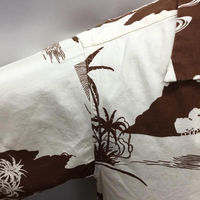 サンサーフ SUN SURF シャツ、ブラウス 半袖 アロハシャツ XS 総柄 アイボリー / アイボリー /  メンズ USED 古着 中古 10108693