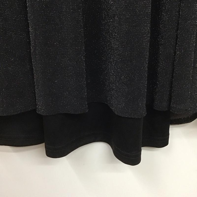 ザラ ZARA ワンピース ロングスカート S 無地 黒 / ブラック /  レディース USED 古着 中古 10124801