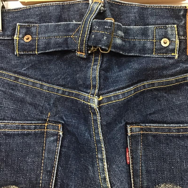 エヴィス EVISU パンツ デニム、ジーンズ デニムパンツ ストレートパンツ ワイドパンツ カジュアルパンツ 30インチ プリント インディゴ / インディゴ /  メンズ USED 古着 中古 10118294