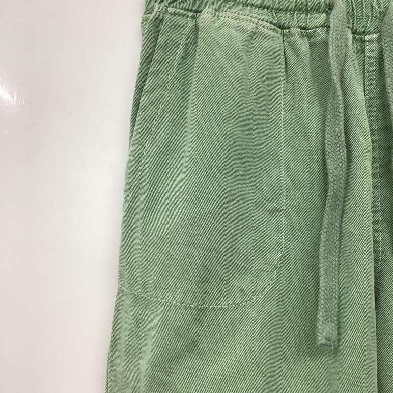 ザラ ZARA パンツ ワークパンツ、ペインターパンツ ワークパンツ ワイドパンツ カジュアルパンツ L 無地 緑 / グリーン /  メンズ USED 古着 中古 10149580