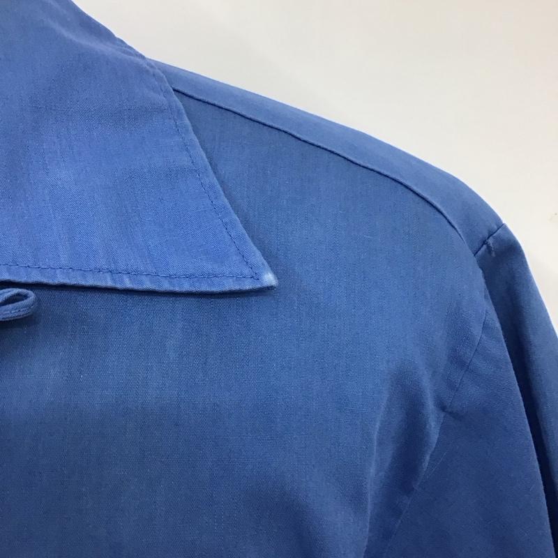 ヒルトン HILTON シャツ、ブラウス 半袖 半袖シャツ カラーシャツ 半袖カットソー プリントシャツ 70s XL プリント 青 / ブルー /  メンズ USED 古着 中古 10116663