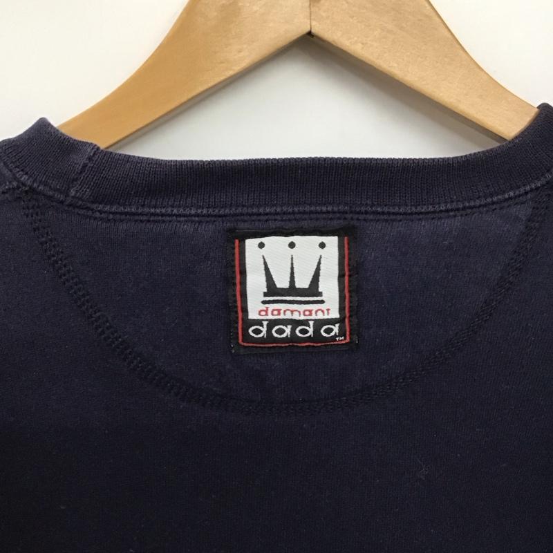 ダダ シュプリーム DADA Supreme トレーナー 長袖 長袖トレーナー スウェット クルーネック プルオーバー ロゴ、文字 紺 / ネイビー /  メンズ USED 古着 中古 10149022