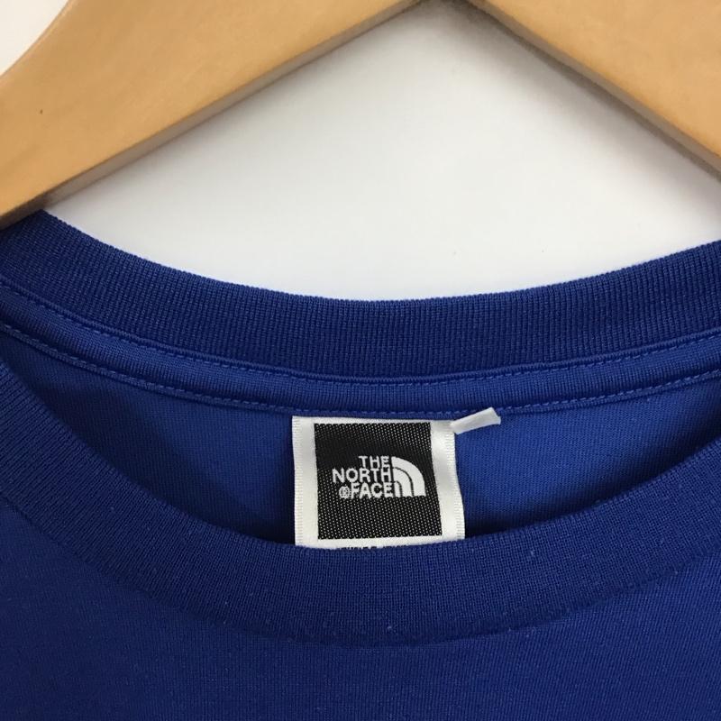 ザノースフェイス THE NORTH FACE Tシャツ 半袖 nt32113 ノッツフォークライマーズ Tシャツ プリントTシャツ L プリント 青 / ブルー /  メンズ USED 古着 中古 10133959