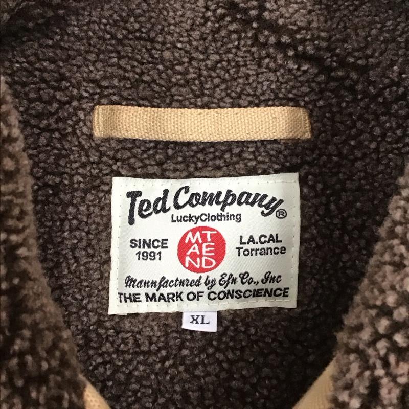 テッドマン TEDMAN ジャケット、上着 ジャケット、ブレザー ジップアップジャケット ジャンパー ジャケット カジュアルジャケット アウター XL ロゴ、文字 ベージュ / ベージュ /  メンズ USED 古着 中古 10113251