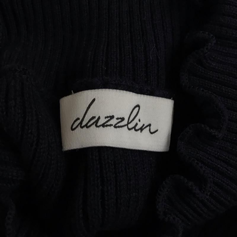 ダズリン dazzlin ワンピース ミニスカート FREE 無地 紺 / ネイビー /  レディース USED 古着 中古 10121480