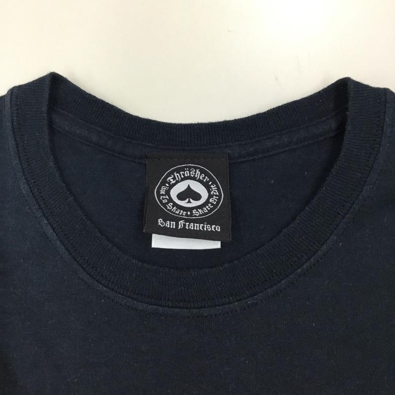 スラッシャー THRASHER Tシャツ 半袖 S プリント 黒 / ブラック /  メンズ USED 古着 中古 10112742