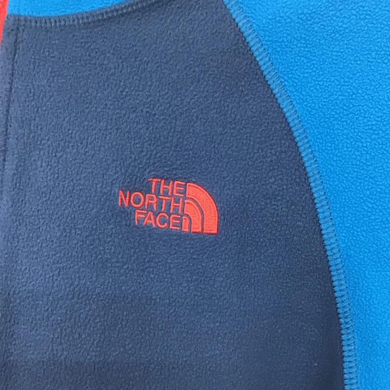 ザノースフェイス THE NORTH FACE ジャケット、上着 ジャケット、ブレザー ジップアップジャケット フリースジャケット アウター パーカー L ロゴ、文字 紺 / ネイビー /  ボーイズ USED 古着 中古 10128966