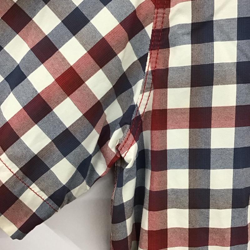 ザノースフェイス THE NORTH FACE シャツ、ブラウス 半袖 nf0a2umr 半袖シャツ チェックシャツ ポケットシャツ S ロゴ、文字 マルチカラー / マルチカラー /  メンズ USED 古着 中古 10138142