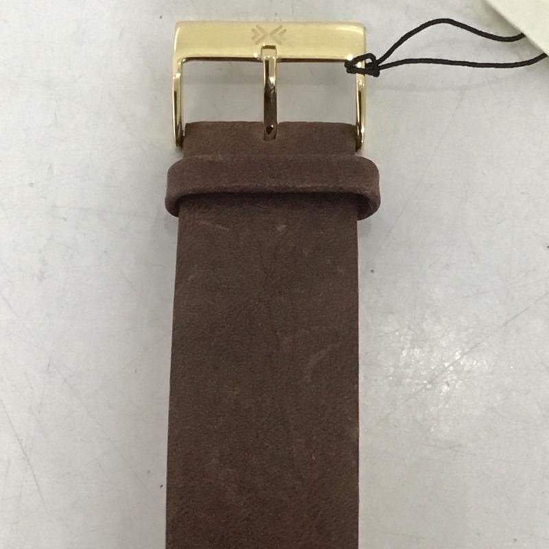 スカーゲン SKAGEN 腕時計 アナログ（クォーツ式） SKW6066 レザーベルト ロゴ、文字 茶 / ブラウン /  メンズ USED 古着 中古 10134338