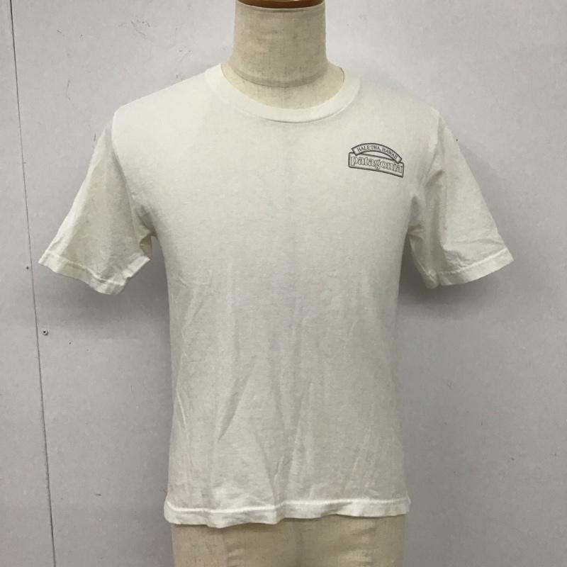 パタゴニア patagonia Tシャツ 半袖 XS ロゴ、文字 X プリント 白 / ホワイト /  メンズ USED 古着 中古 10112017