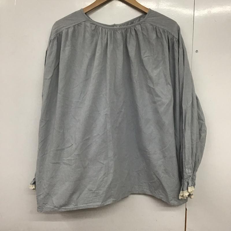 サマンサモスモス Samansa Mos2 シャツ、ブラウス 長袖 FREE 無地 水色 / ライトブルー /  レディース USED 古着 中古 10144000