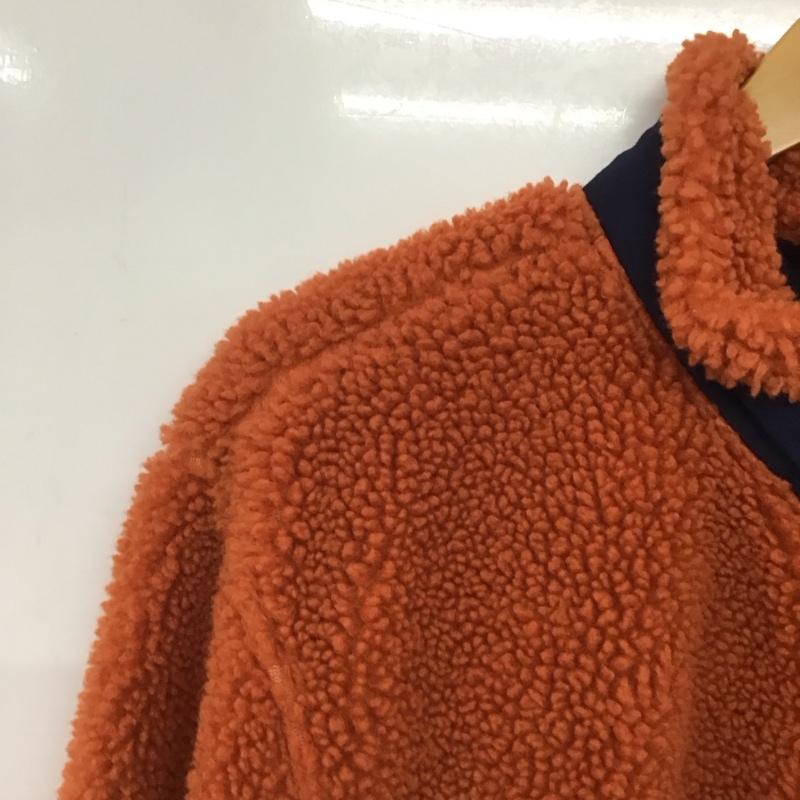 エディーバウアー Eddie Bauer ジャケット、上着 ジャケット、ブレザー ジップアップジャケット フリースジャケット アウター M 無地 橙 / オレンジ /  メンズ USED 古着 中古 10141216