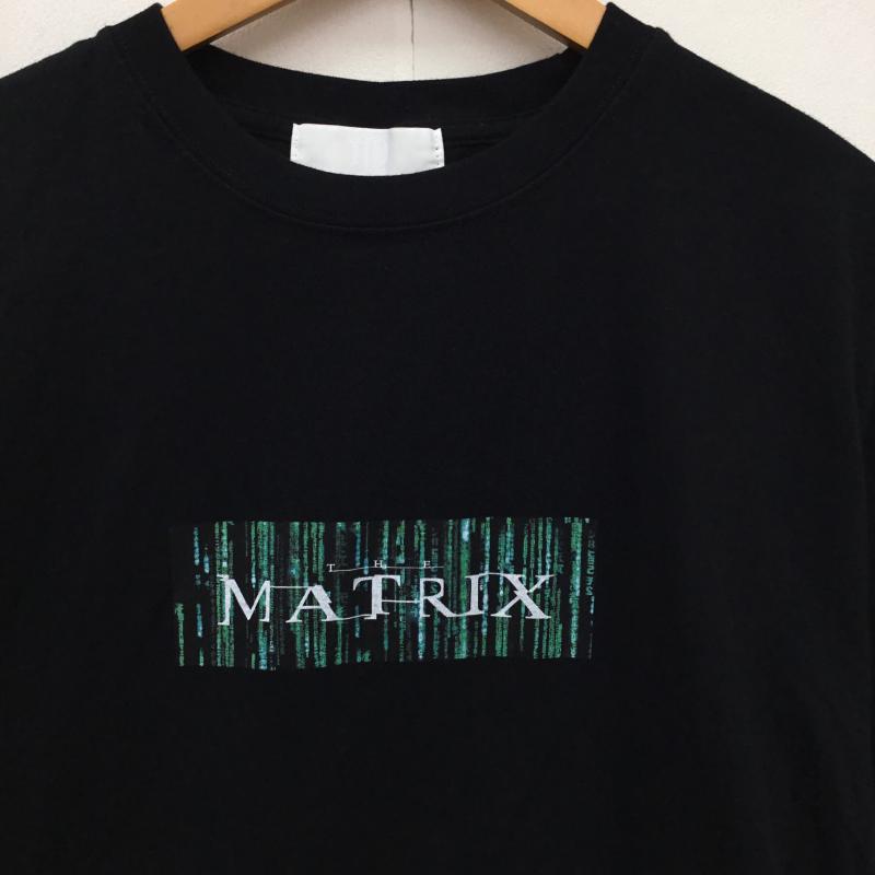 アーバンリサーチ アイディー URBAN RESEARCH ID Tシャツ 半袖 マトリックス　Movie Tee L ロゴ、文字 黒 / ブラック /  メンズ USED 古着 中古 10145810