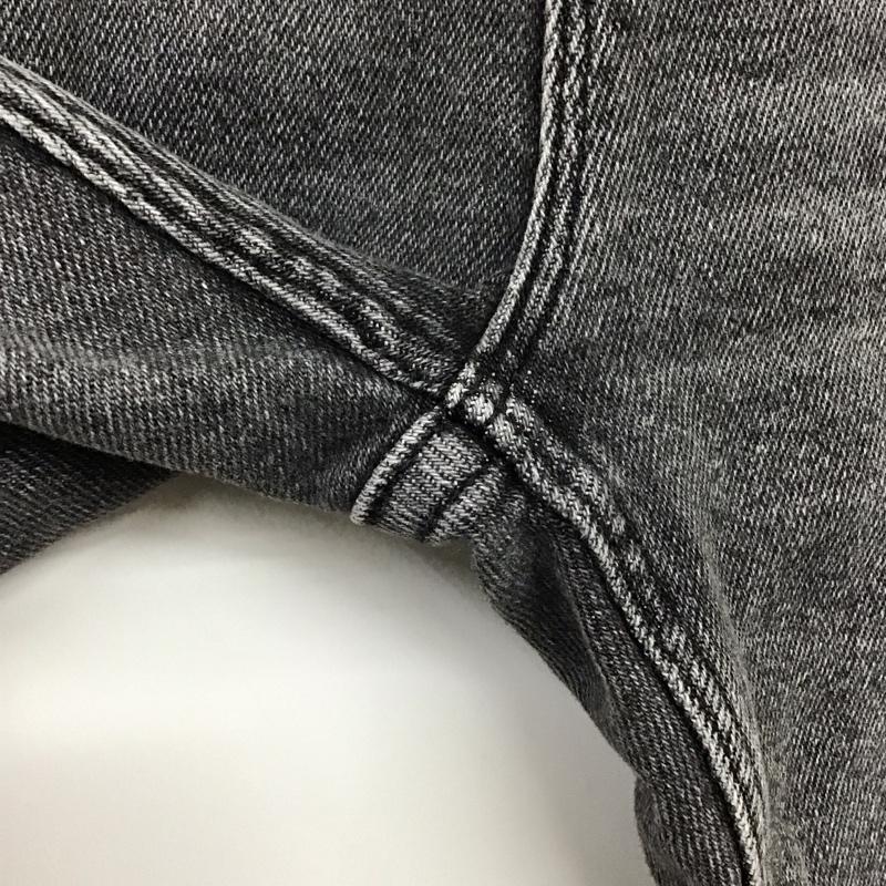 ザラ ZARA パンツ デニム、ジーンズ スリムパンツ カジュアルパンツ ストレートパンツ ストレッチパンツ 36 無地 黒 / ブラック /  レディース USED 古着 中古 10117866