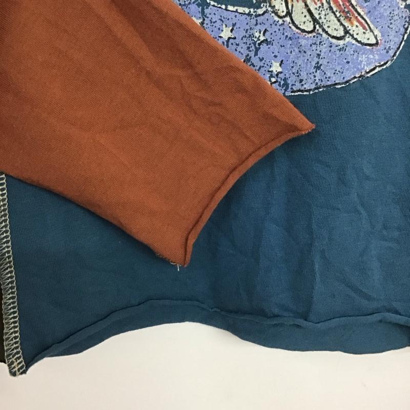 マウジー MOUSSY Tシャツ 長袖 010ISL90-0461 REMAKE TINY ロングスリーブ Tシャツ FREE 総柄 マルチカラー / マルチカラー /  レディース USED 古着 中古 10140348