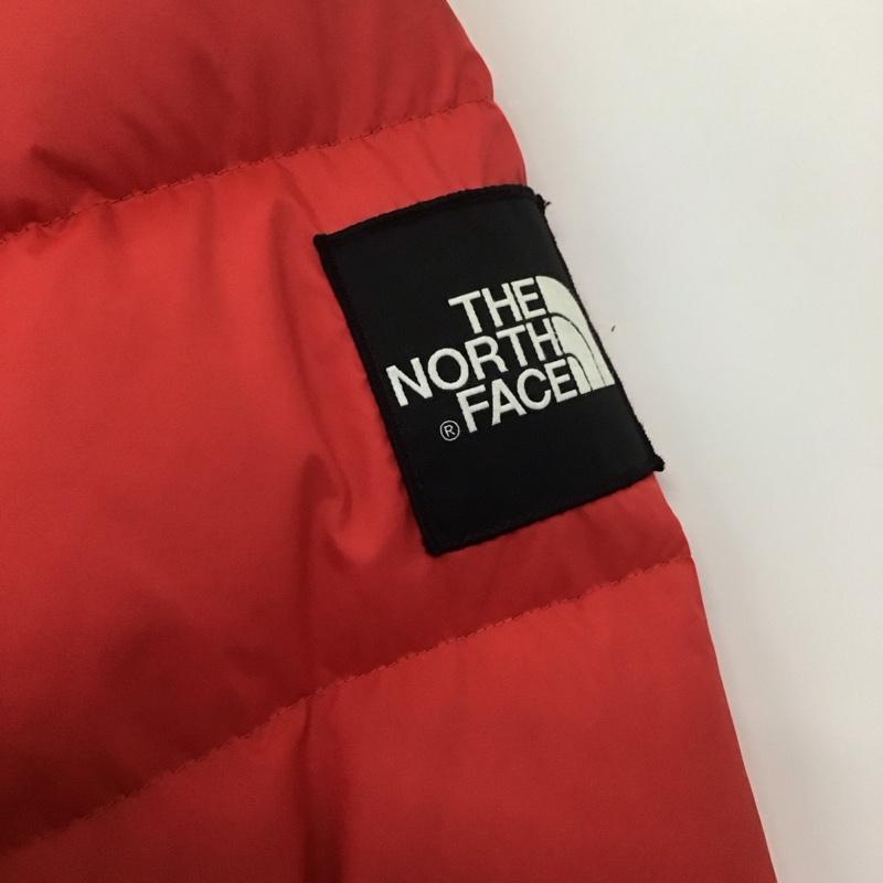ザノースフェイス THE NORTH FACE ジャケット、上着 ジャンパー、ブルゾン nf0a2zwe NUPTSEJACKET ダウンジャケット アウター M ロゴ、文字 黒 / ブラック / X 赤 / レッド /  メンズ USED 古着 中古 10143258