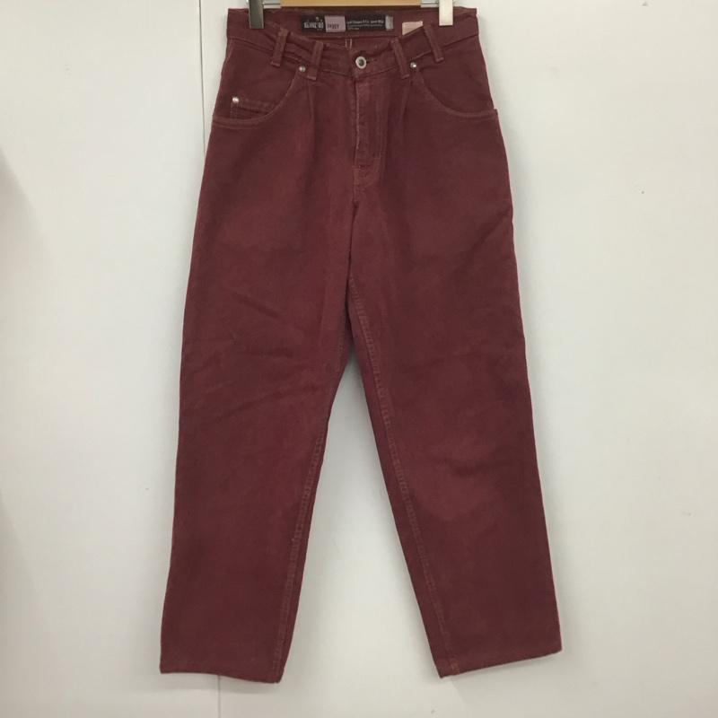 リーバイス Levi s パンツ デニム、ジーンズ silver tab baggy 90年代 後染め W29 L34 29インチ 無地 えんじ / ワインレッド /  メンズ USED 古着 中古 10112660