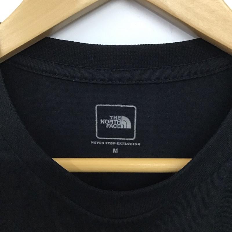 ザノースフェイス THE NORTH FACE Tシャツ 半袖 nt31553 ロゴTシャツ プリントTシャツ M ロゴ、文字 黒 / ブラック /  メンズ USED 古着 中古 10132355