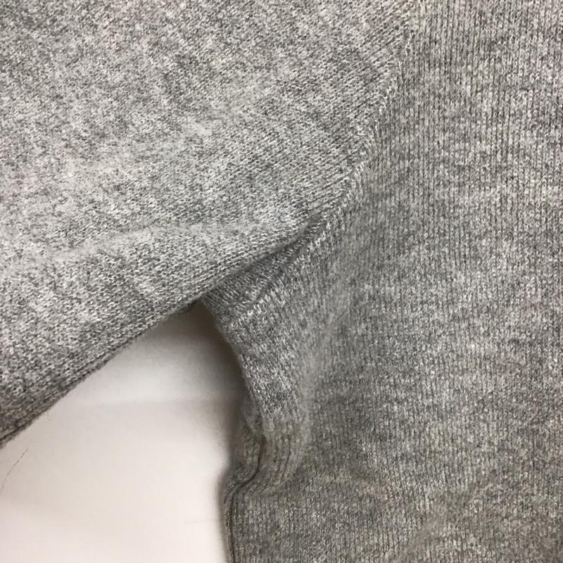 ポロラルフローレン POLO RALPH LAUREN ニット、セーター 長袖 長袖ニットカットソー スタンドネック セーター L ロゴ、文字 灰 / グレー /  メンズ USED 古着 中古 10146982