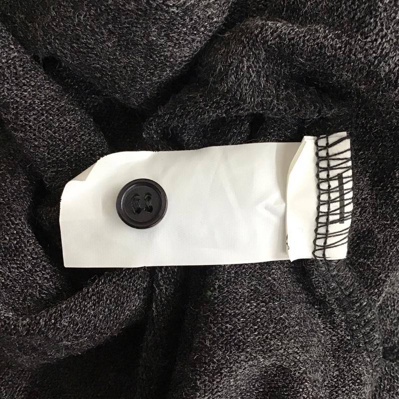 ザラ ZARA ワンピース ロングスカート 長袖ロングワンピース フレアワンピース 切り替えワンピース XL 無地 灰 / グレー /  レディース USED 古着 中古 10118564