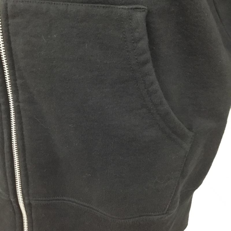 シュプリーム Supreme パーカー 長袖 15aw SidelineTrackZipUpHooded 長袖パーカー ジップアップパーカー XL ロゴ、文字 黒 / ブラック /  メンズ USED 古着 中古 10120645