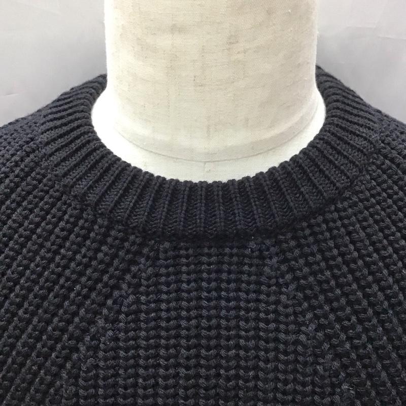バトナー BATONER ニット、セーター 長袖 長袖ニットカットソー ニット セーター クルーネックニット 1 無地 紺 / ネイビー /  メンズ USED 古着 中古 10113184