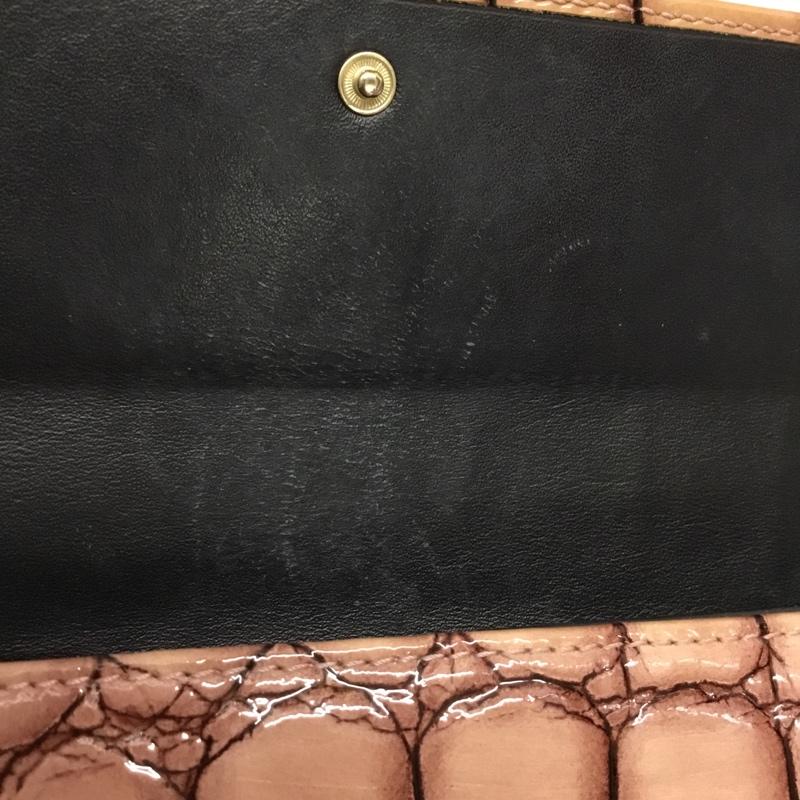 ヴィヴィアンウエストウッド Vivienne Westwood 財布 長財布 箱有 エナメル ワンポイント ベージュ / ベージュ /  レディース USED 古着 中古 10112913