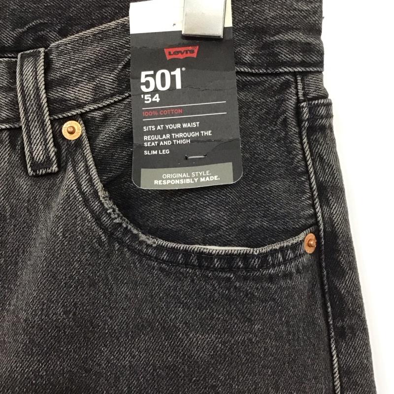リーバイス Levi s パンツ デニム、ジーンズ A4677-0001 501 54ジーンズ W31 L32 タグ付き 31インチ ダメージ加工 黒 / ブラック /  メンズ USED 古着 中古 10111876